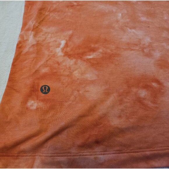 Lululemon Men's Small Orange Always Agile Tank Spray Dye - Picture 5 of 9